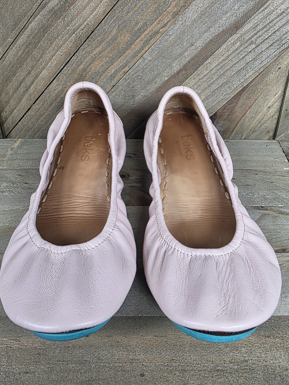 Tieks by Gavrieli Ballet Flats Womens Size 8 Ballerina Pink Leather Foldable - Picture 3 of 7